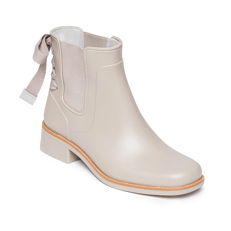 Buty Chelsea Damskie Bernardo Briton Slip On Rain Białe | YBL3943PP