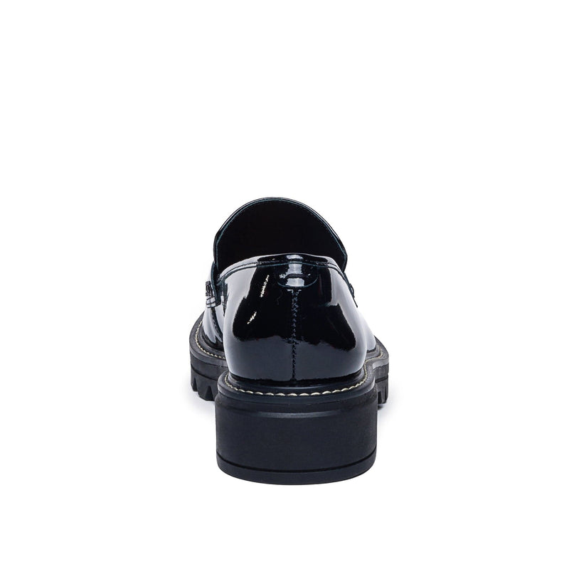 Loafersy Damskie Bernardo Chandler Lug-Sole Czarne | NFV6648YB