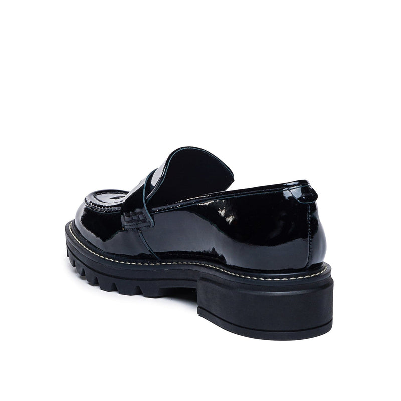 Loafersy Damskie Bernardo Chandler Lug-Sole Czarne | NFV6648YB