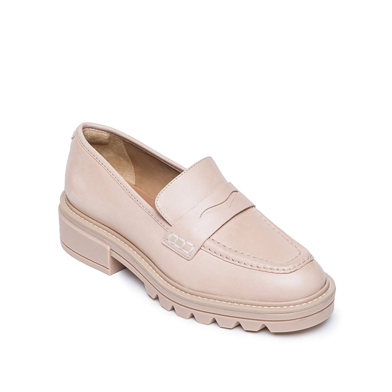 Loafersy Damskie Bernardo Chandler Lug-Sole Różowe | LRP8438OY