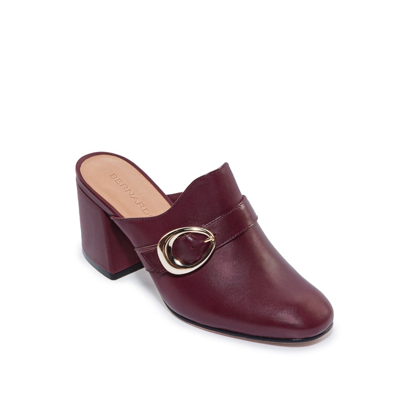 Mules Damskie Bernardo Natasia Ciemny Czerwone | EDO4167EN