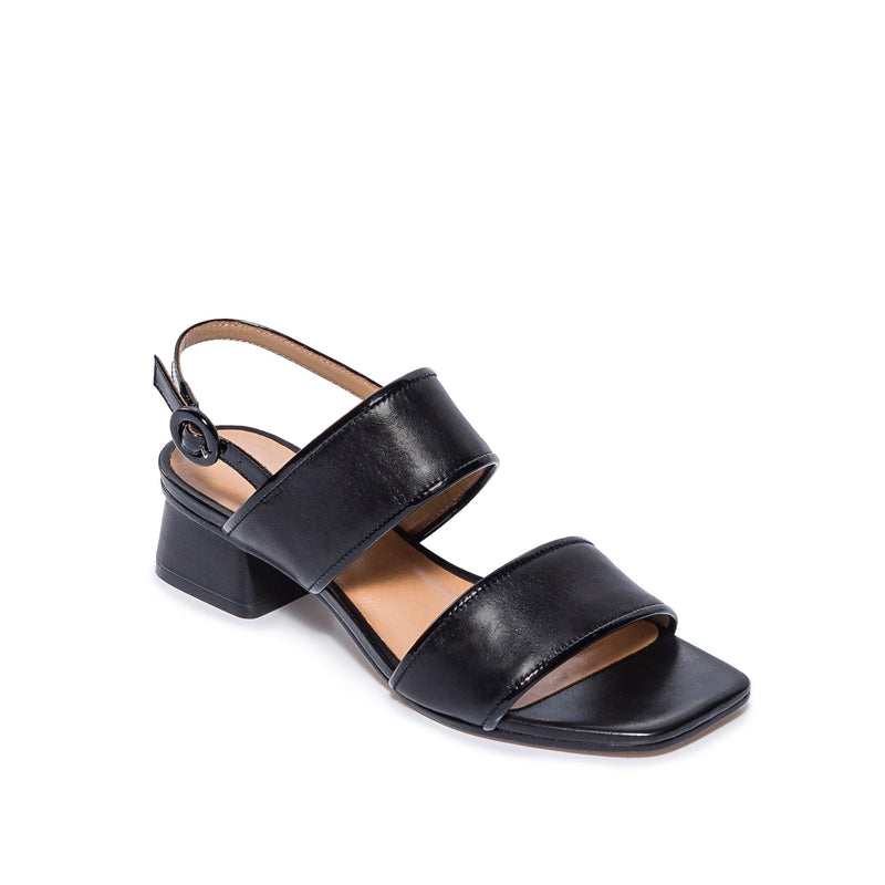 Sandały na Obcasie Damskie Bernardo Jasper Slingback Czarne | NSC7273LI