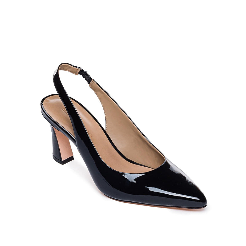 Szpilki Damskie Bernardo Felicity Slingback Czarne | YDB497BP